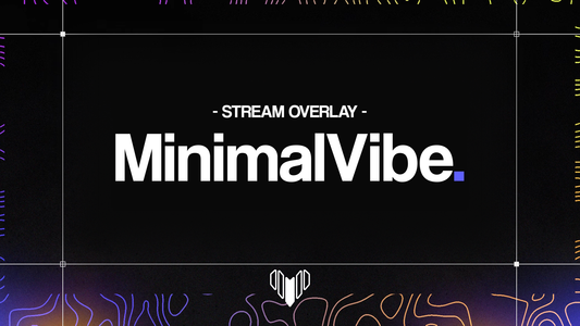 Minimal Vibe Animated Stream Overlay Pack – Twitch, OBS & Streamlabs | Clean Modern Streaming Graphics