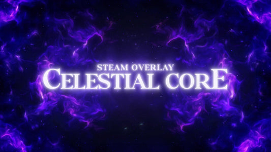 Celestial Core Animated Stream Overlay Pack – Twitch, OBS & Streamlabs | Sci-Fi HUD Streaming Graphics