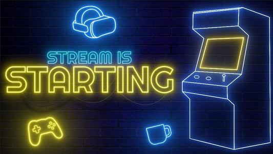 Neon Animated Stream Overlay Pack – Twitch, OBS & Streamlabs | Cyberpunk Streaming Graphics